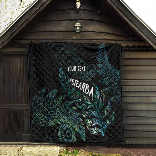 Aotearoa Personalized Lawn Bowls Maori Quilt New Zealand Paua Shell Tribal Silver Fern - Aussie Hoodie
