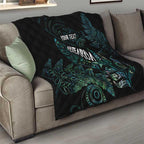 Aotearoa Personalized Lawn Bowls Maori Quilt New Zealand Paua Shell Tribal Silver Fern - Aussie Hoodie