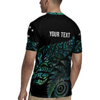 Aotearoa Personalized Lawn Bowls Maori Rugby Jersey New Zealand Paua Shell Tribal Silver Fern - Aussie Hoodie