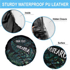Aotearoa Personalized Lawn Bowls Maori Spare Tire Cover New Zealand Paua Shell Tribal Silver Fern - Aussie Hoodie