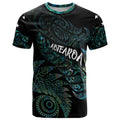 Aotearoa Personalized Lawn Bowls Maori T Shirt New Zealand Paua Shell Tribal Silver Fern - Aussie Hoodie