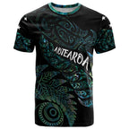 Aotearoa Personalized Lawn Bowls Maori T Shirt New Zealand Paua Shell Tribal Silver Fern - Aussie Hoodie