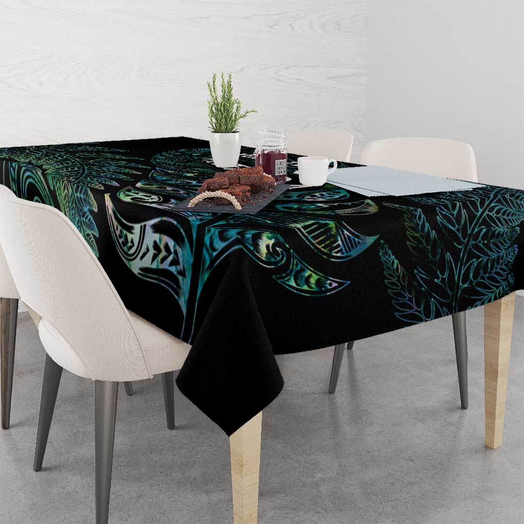 Aotearoa Personalized Lawn Bowls Maori Tablecloth New Zealand Paua Shell Tribal Silver Fern - Aussie Hoodie
