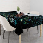 Aotearoa Personalized Lawn Bowls Maori Tablecloth New Zealand Paua Shell Tribal Silver Fern - Aussie Hoodie