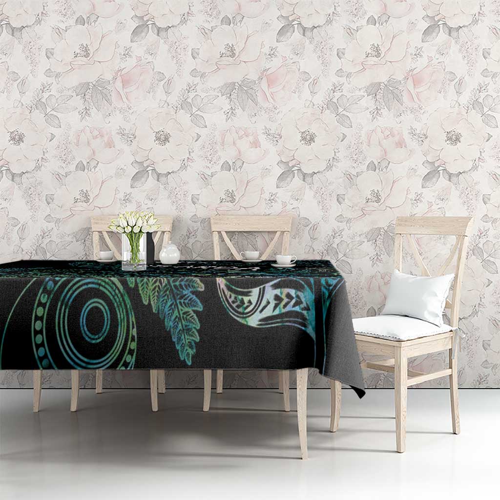 Aotearoa Personalized Lawn Bowls Maori Tablecloth New Zealand Paua Shell Tribal Silver Fern - Aussie Hoodie