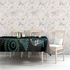 Aotearoa Personalized Lawn Bowls Maori Tablecloth New Zealand Paua Shell Tribal Silver Fern - Aussie Hoodie