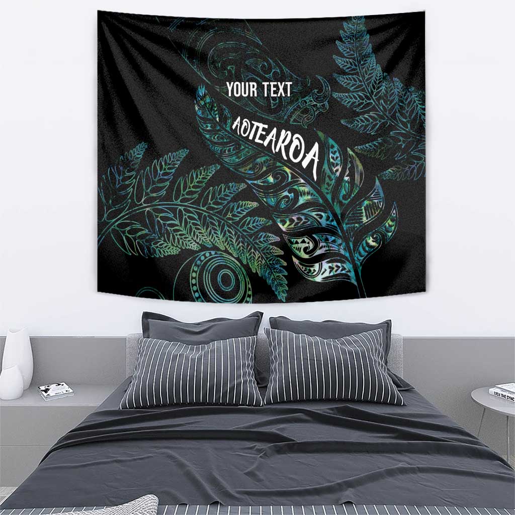 Aotearoa Personalized Lawn Bowls Maori Tapestry New Zealand Paua Shell Tribal Silver Fern - Aussie Hoodie