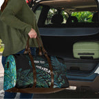 Aotearoa Personalized Lawn Bowls Maori Travel Bag New Zealand Paua Shell Tribal Silver Fern - Aussie Hoodie