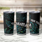 Aotearoa Personalized Lawn Bowls Maori Tumbler Cup New Zealand Paua Shell Tribal Silver Fern - Aussie Hoodie