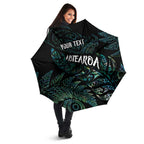 Aotearoa Personalized Lawn Bowls Maori Umbrella New Zealand Paua Shell Tribal Silver Fern - Aussie Hoodie