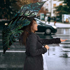 Aotearoa Personalized Lawn Bowls Maori Umbrella New Zealand Paua Shell Tribal Silver Fern - Aussie Hoodie
