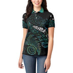 Aotearoa Personalized Lawn Bowls Maori Women Polo Shirt New Zealand Paua Shell Tribal Silver Fern - Aussie Hoodie
