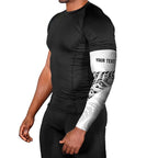 Aotearoa Personalized Lawn Bowls Maori Arm Sleeves New Zealand White Tribal Silver Fern - Aussie Hoodie