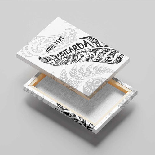 Aotearoa Personalized Lawn Bowls Maori Canvas Wall Art New Zealand White Tribal Silver Fern - Aussie Hoodie