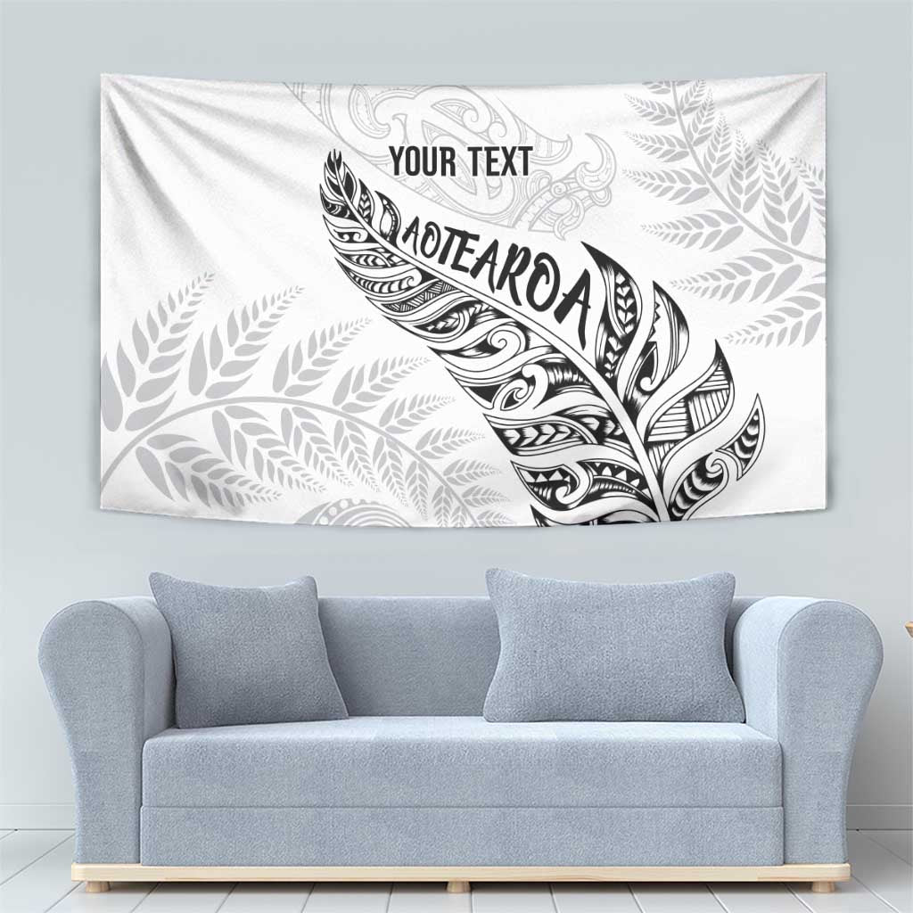 Aotearoa Personalized Lawn Bowls Maori Tapestry New Zealand White Tribal Silver Fern - Aussie Hoodie