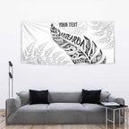 Aotearoa Personalized Lawn Bowls Maori Tapestry New Zealand White Tribal Silver Fern - Aussie Hoodie