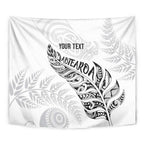Aotearoa Personalized Lawn Bowls Maori Tapestry New Zealand White Tribal Silver Fern - Aussie Hoodie