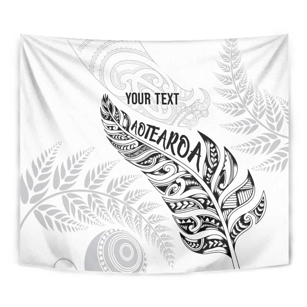 Aotearoa Personalized Lawn Bowls Maori Tapestry New Zealand White Tribal Silver Fern - Aussie Hoodie