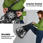 Personalised Taniko Motifs Aotearoa Grocery Bag Waitangi Kowhaiwhai Kiwi - Monochrome