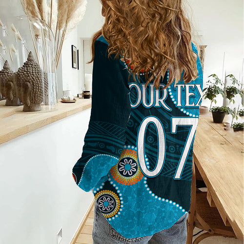 Personalised NAIDOC Week 2023 NRL Sharks For Our Elders Women Casual Shirt LT7