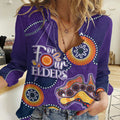 Personalised NAIDOC Week 2023 NRL Storms For Our Elders Women Casual Shirt LT7