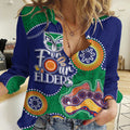 Personalised NAIDOC Week 2023 NRL NZ Warriors For Our Elders Women Casual Shirt LT7