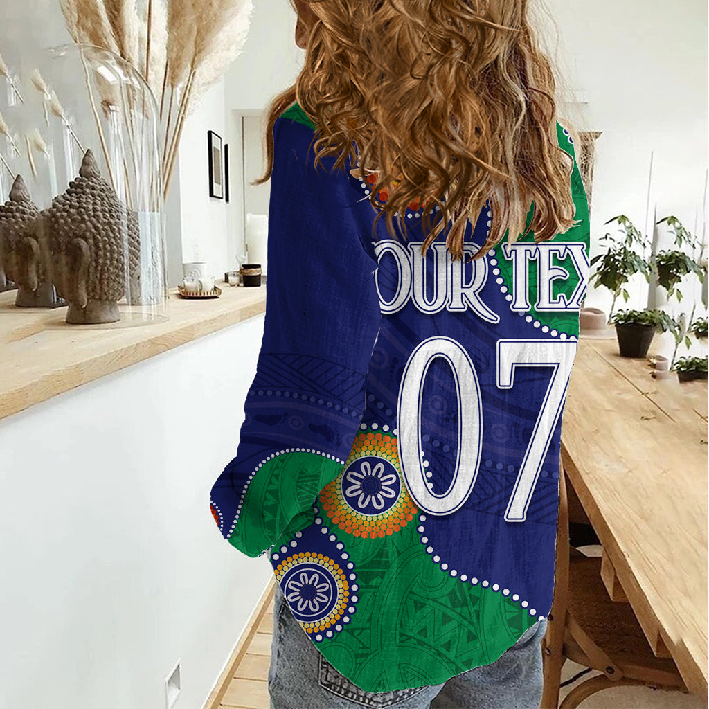 Personalised NAIDOC Week 2023 NRL NZ Warriors For Our Elders Women Casual Shirt LT7