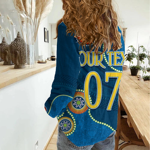 Personalised NAIDOC Week 2023 NRL Eels For Our Elders Women Casual Shirt LT7