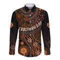 personalised-northern-territory-day-long-sleeve-button-shirt-indigenous-sun-and-life-art