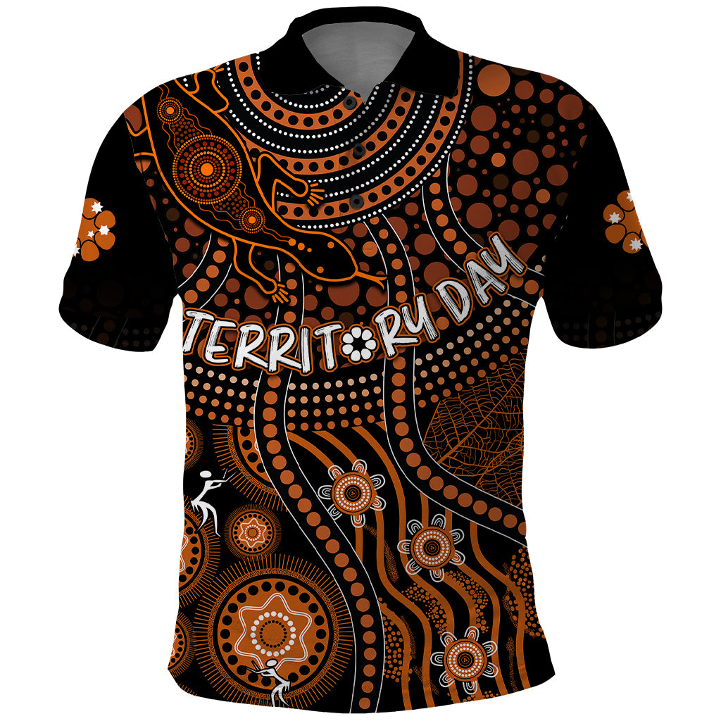 personalised-northern-territory-day-polo-shirt-indigenous-sun-and-life-art