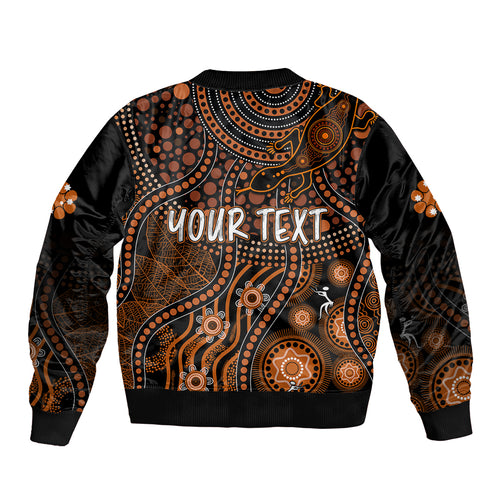 personalised-northern-territory-day-sleeve-zip-bomber-jacket-indigenous-sun-and-life-art
