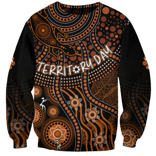 personalised-northern-territory-day-sweatshirt-indigenous-sun-and-life-art
