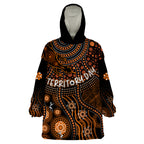 personalised-northern-territory-day-wearable-blanket-hoodie-indigenous-sun-and-life-art