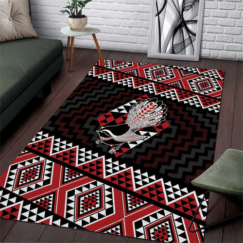 Taniko Aotearoa Area Rug Poutama Mix Piwakawaka