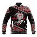 Taniko Aotearoa Baseball Jacket Poutama Mix Piwakawaka