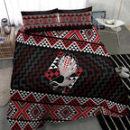 Taniko Aotearoa Bedding Set Poutama Mix Piwakawaka