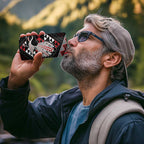 Taniko Aotearoa 4 in 1 Can Cooler Tumbler Poutama Mix Piwakawaka