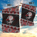 Taniko Aotearoa Garden Flag Poutama Mix Piwakawaka