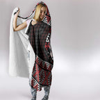 Taniko Aotearoa Hooded Blanket Poutama Mix Piwakawaka