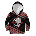 Taniko Aotearoa Kid Hoodie Poutama Mix Piwakawaka