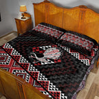 Taniko Aotearoa Quilt Bed Set Poutama Mix Piwakawaka