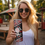 Taniko Aotearoa Skinny Tumbler Poutama Mix Piwakawaka