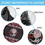 Taniko Aotearoa Spare Tire Cover Poutama Mix Piwakawaka