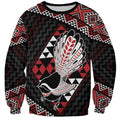 Taniko Aotearoa Sweatshirt Poutama Mix Piwakawaka
