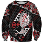 Taniko Aotearoa Sweatshirt Poutama Mix Piwakawaka