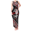 Taniko Aotearoa Tank Maxi Dress Poutama Mix Piwakawaka