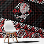 Taniko Aotearoa Window Curtain Poutama Mix Piwakawaka