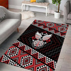 Taniko Aotearoa Area Rug Poutama Mix Piwakawaka - Ver02