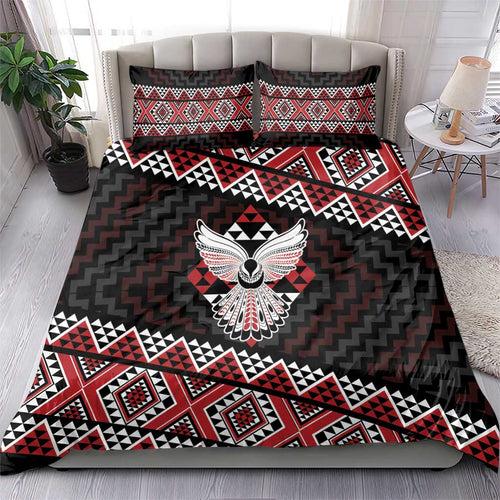 Taniko Aotearoa Bedding Set Poutama Mix Piwakawaka - Ver02