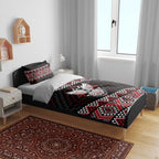 Taniko Aotearoa Bedding Set Poutama Mix Piwakawaka - Ver02